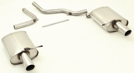 Duplex Sportendschalldämpfer Audi A4 B6 (8E/8H) Frontantrieb