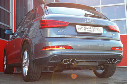 Duplex Sportendschalldämpfer Audi Q3 8U Frontantrieb