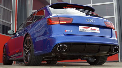 2x76mm Duplex-Sportendschalldämpfer Edelstahl