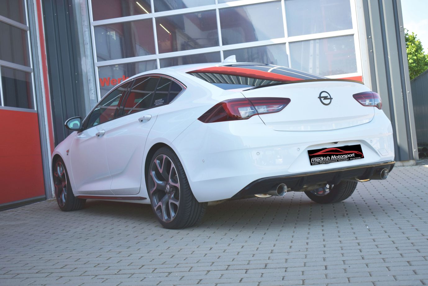 76mm Duplex-Endschalldämpfer Opel Insignia Grand Sport Frontantrieb