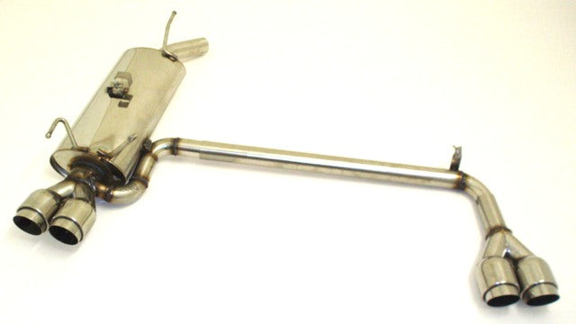 Duplex Sportendschalldämpfer Opel Astra F