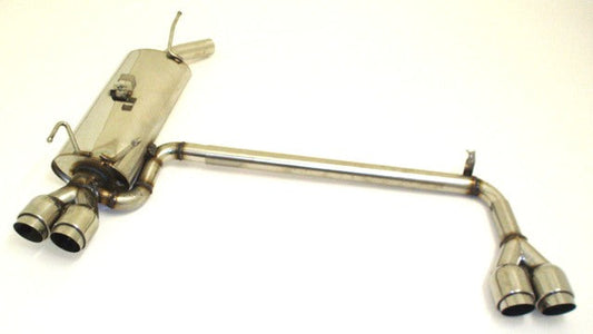 Duplex Sportendschalldämpfer Opel Astra F