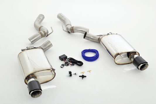 76mm Duplex-Sportendschalldämpfer mit Klappensteuerung