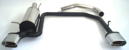 Duplex Sportendschalldämpfer VW Polo 9N / 9N2