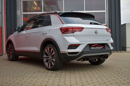 76mm Duplex Sportendschalldämpfer VW T-ROC 4motion