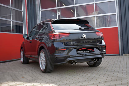 76mm Duplex Sportendschalldämpfer VW T-ROC 4motion