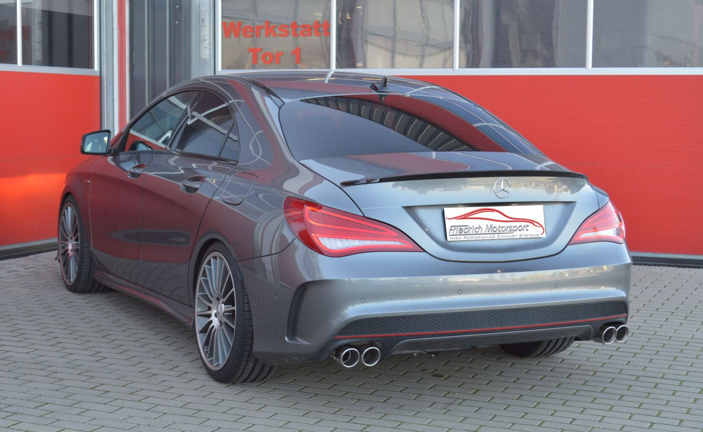 76mm Duplex-Sportendschalldämpfer Mercedes C/X117 CLA-Klasse