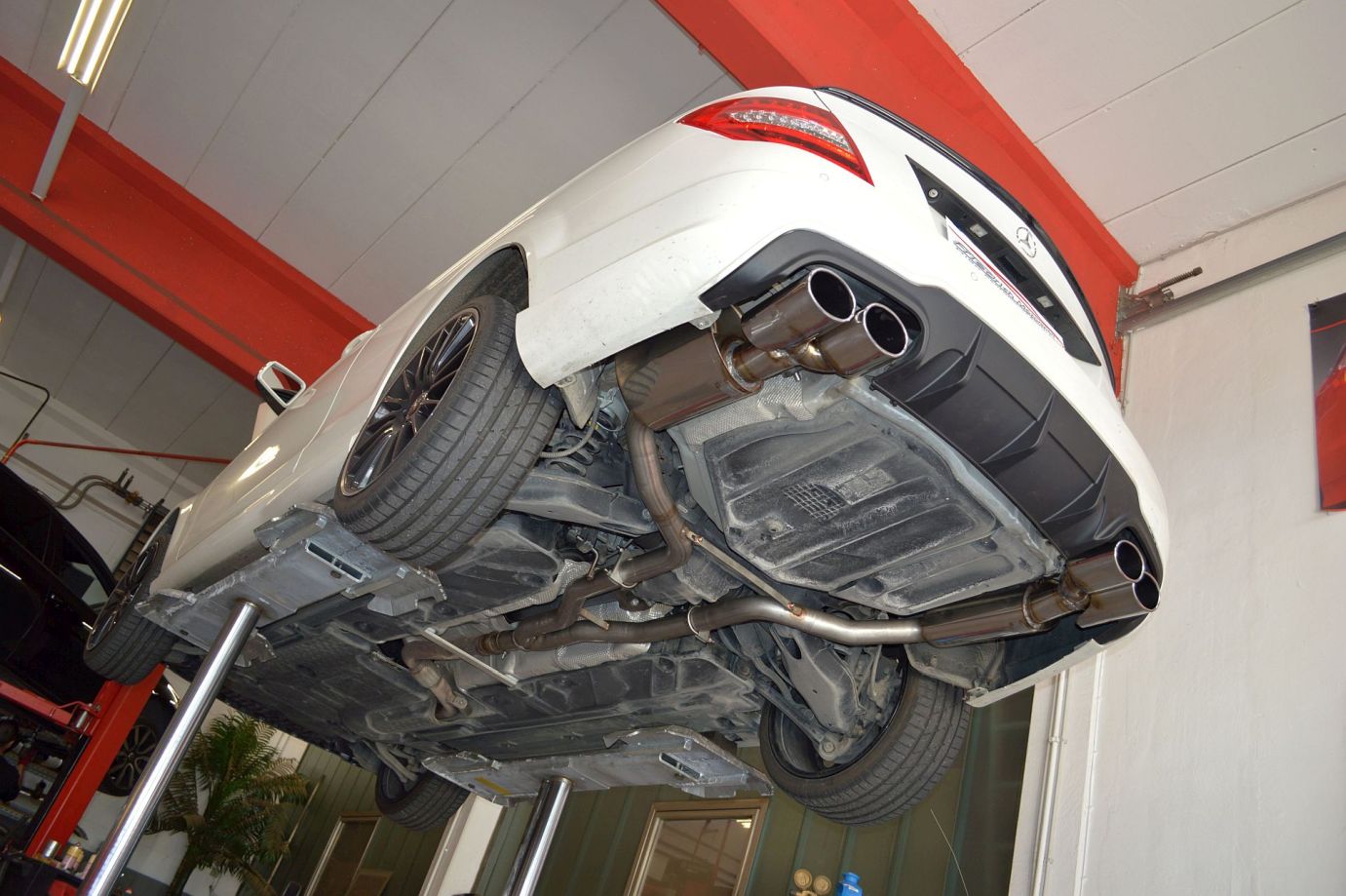 Duplex-Sportendschalldämpfer Mercedes C/S/W204 C-Klasse