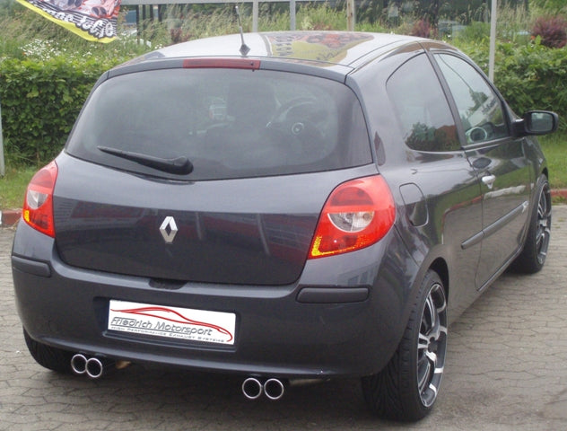 Duplex Sportendschalldämpfer Renault Clio III