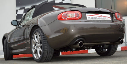 Duplex Sportendschalldämpfer Mazda MX5 NC Roadster