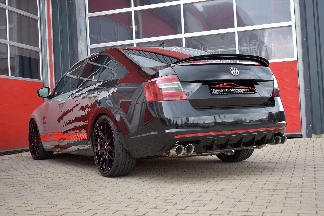 Duplex Sportendschalldämpfer Skoda Octavia RS 5E