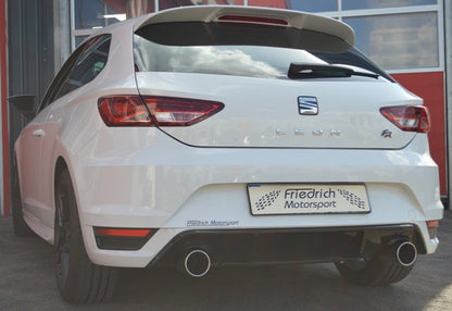 76mm Duplex-Sportendschalldämpfer Seat Leon 5F inkl. FR und SC