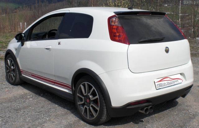 Sportendschalldämpfer Fiat Grande Punto und Evo Abarth