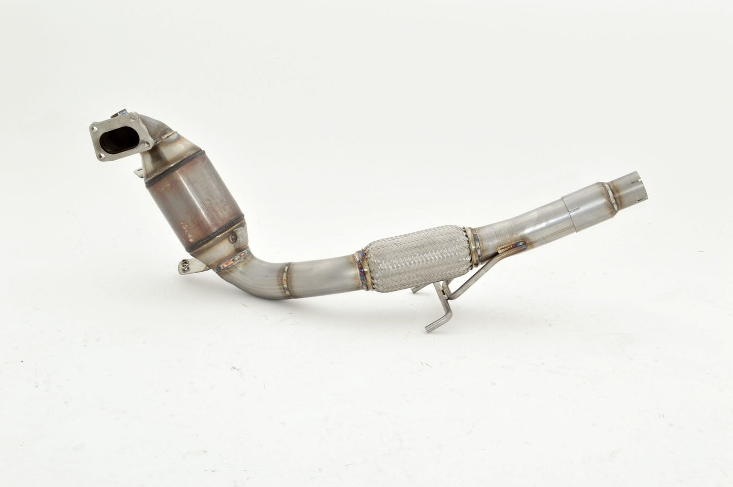 63.5mm Downpipe mit 200 Zellen Sport-Kat. Edelstahl