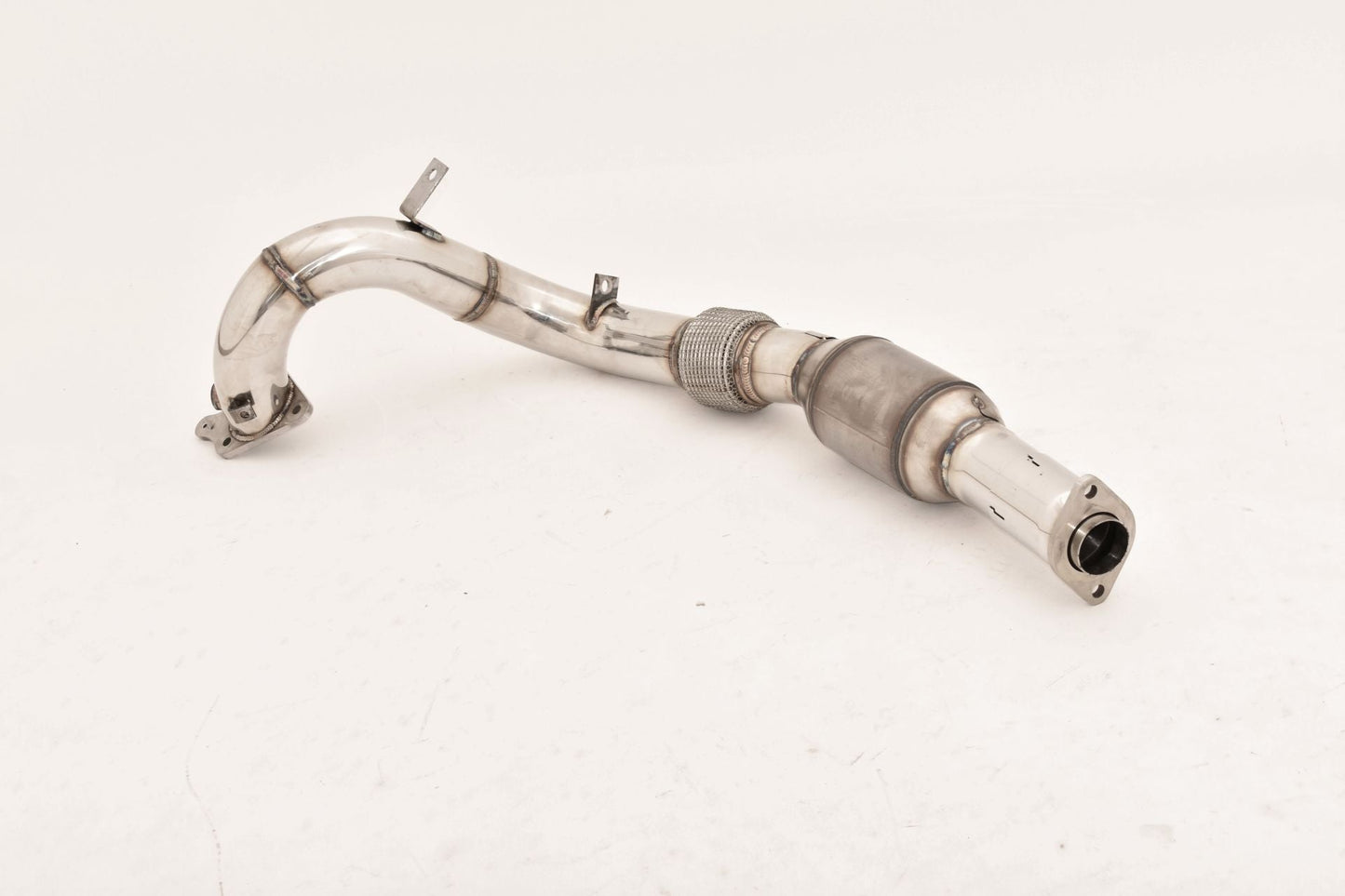 76mm Downpipe mit 200 Zellen HJS Sport-Kat. Edelstahl