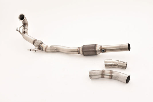 76mm Downpipe mit Sport-Kat. Edelstahl
