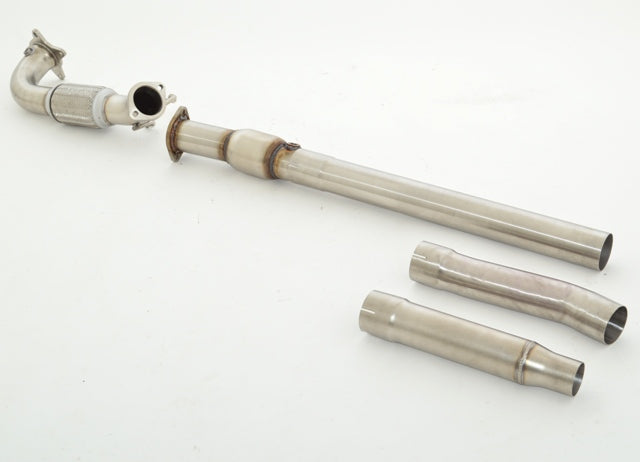 76mm Downpipe mit 200 Zellen Sport-Kat. Edelstahl