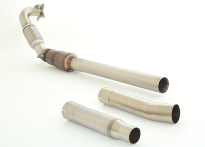 76mm Downpipe mit 200 Zellen HJS Sport-Kat. Edelstahl