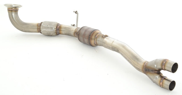 76mm Downpipe mit 200 Zellen HJS Sport-Kat. Audi TTRS / Plus 8J Quattro