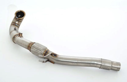 76mm Downpipe mit Sport-Kat. Edelstahl