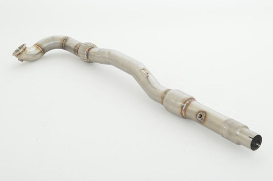 76mm Downpipe mit 200 Zellen Sport-Kat. Edelstahl