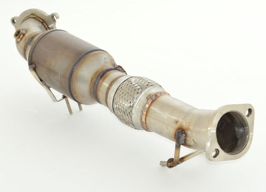 76mm Downpipe mit 200 Zellen HJS Sport-Kat. Edelstahl