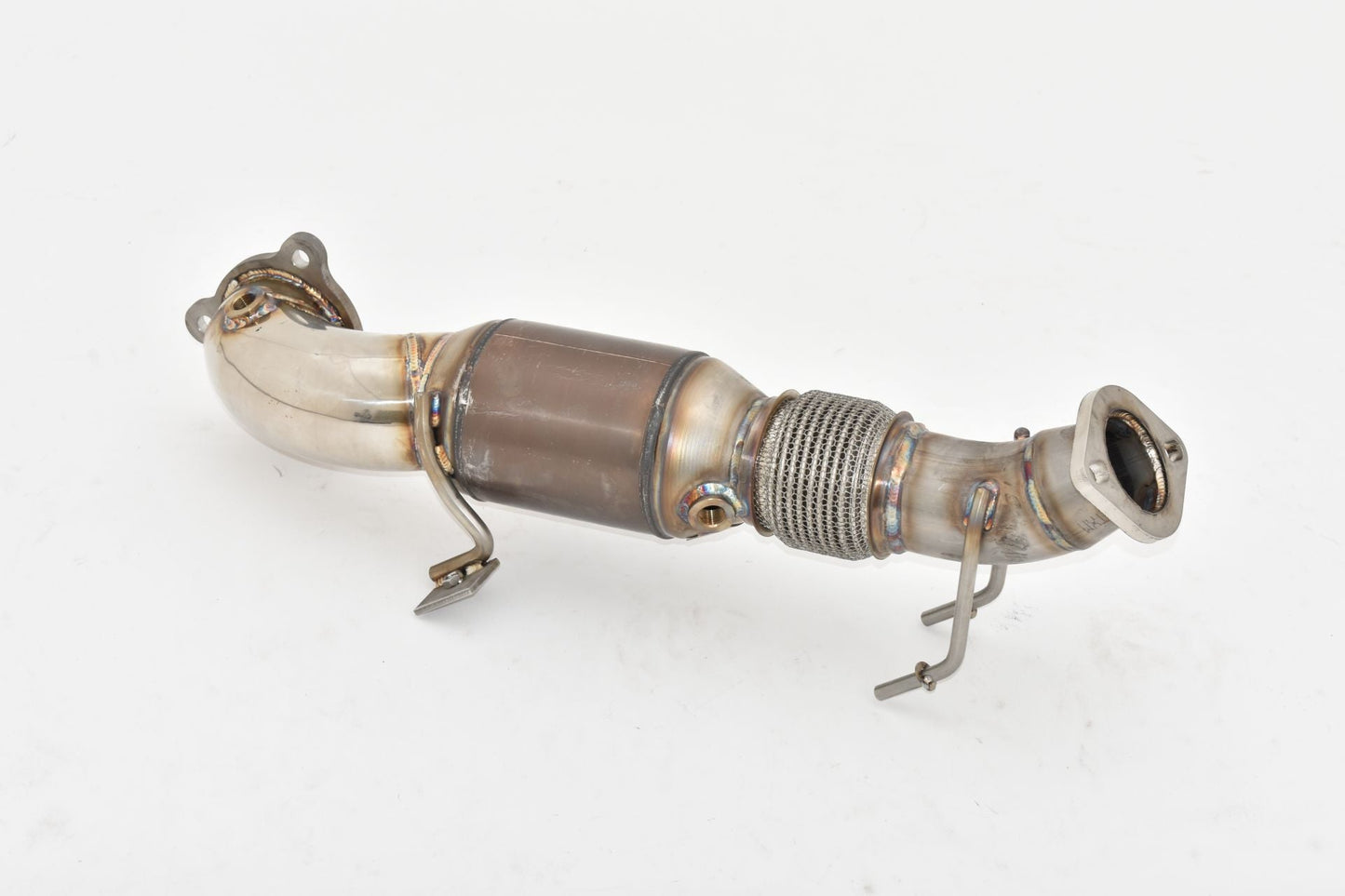 76mm Downpipe mit 200 Zellen HJS Sport-Kat. Ford Focus IV 5-Türer DEH ST