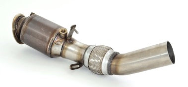 76mm Downpipe mit 200 Zellen HJS Sport-Kat. Edelstahl