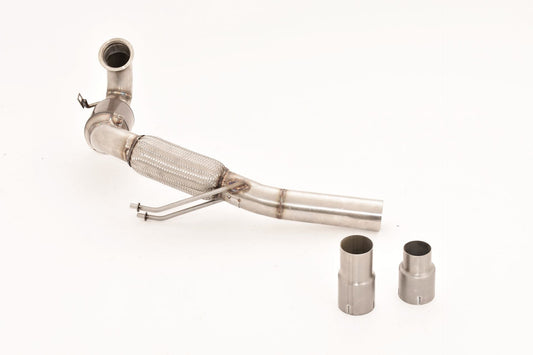 76mm Downpipe mit Sport-Kat. Edelstahl