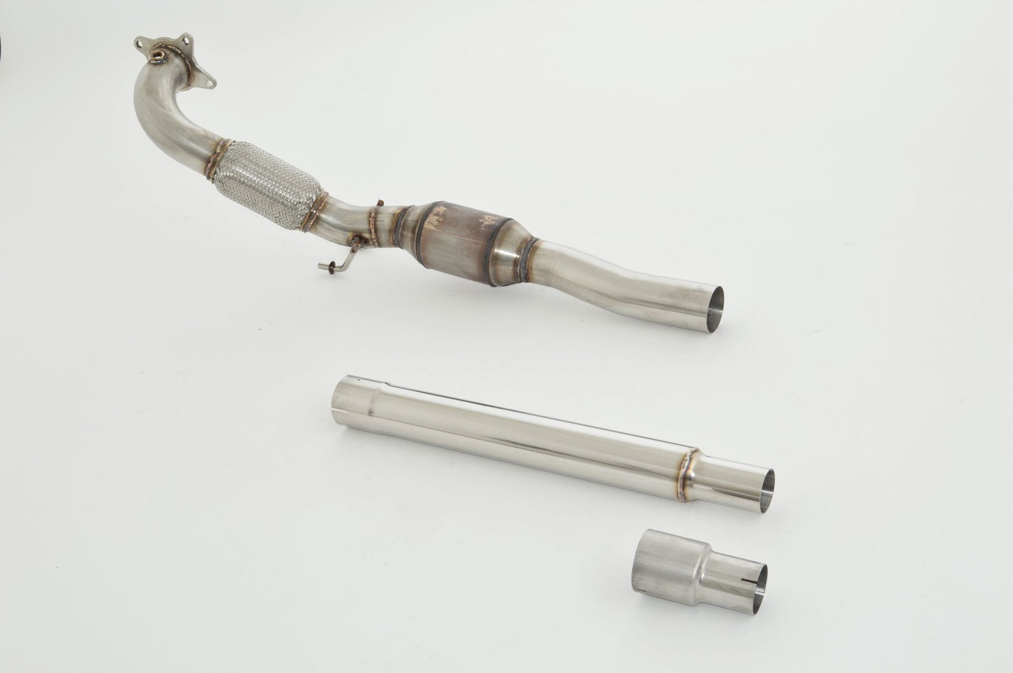 76mm Downpipe mit 200 Zellen HJS Sport-Kat. VW Scirocco III R