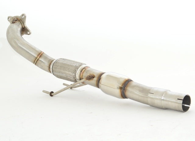 76mm Downpipe mit 200 Zellen Sport-Kat. VW Polo 6R WRC