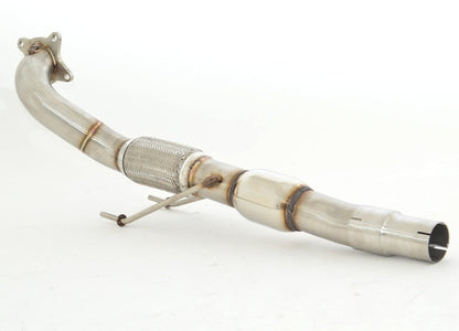 76mm Downpipe mit 200 Zellen Sport-Kat. VW Polo 6R WRC
