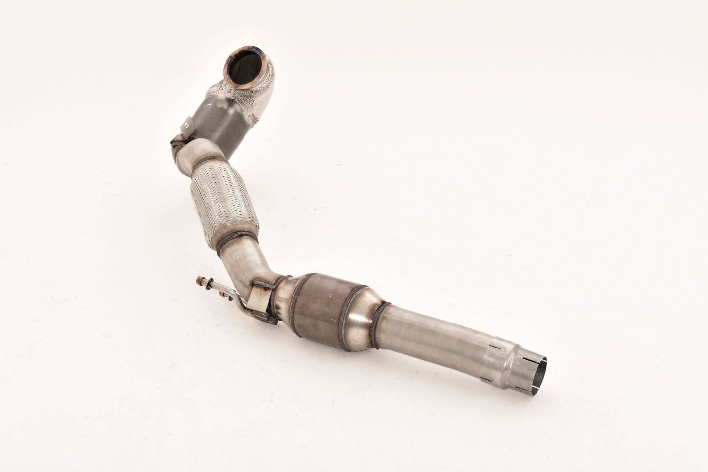 76mm Downpipe mit 200 Zellen Sport-Kat. Edelstahl