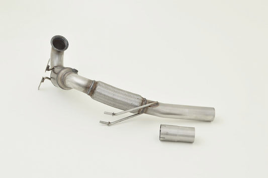 76mm Downpipe mit Sport-Kat. Edelstahl