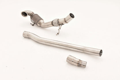 76mm Downpipe mit 200 Zellen HJS Sport-Kat. Edelstahl