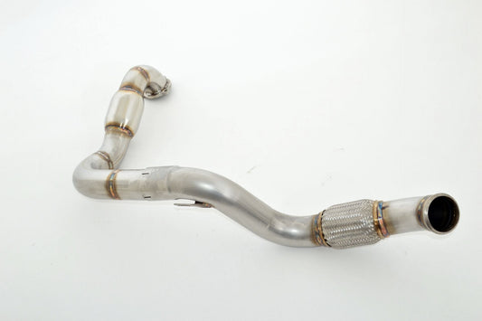 76mm Downpipe mit Sport-Kat. Edelstahl