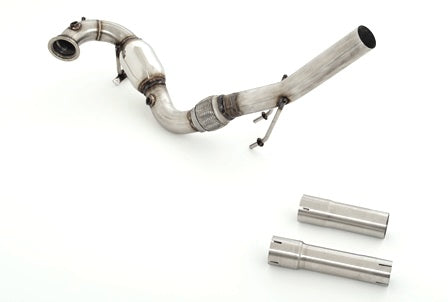 63.5mm Downpipe mit Sport-Kat. Edelstahl