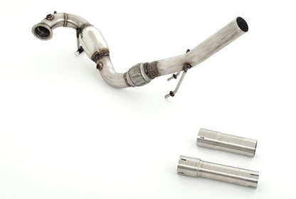 63.5mm Downpipe mit Sport-Kat. Edelstahl