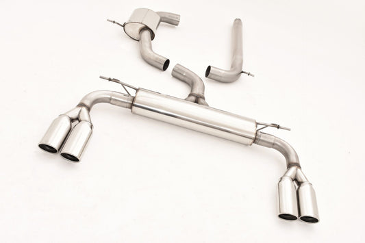 76mm Duplex-Anlage Audi A3 8V Cabrio Frontantrieb