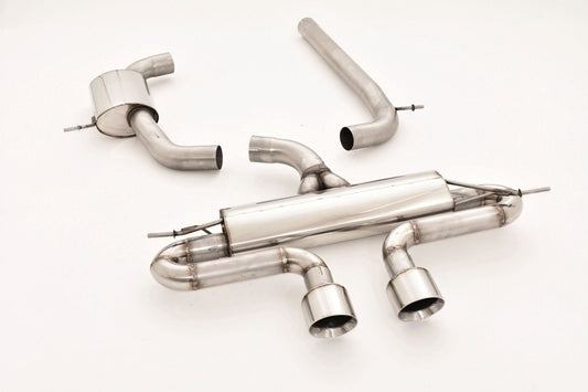 3 Zoll (76mm) Duplexanlage Edelstahl