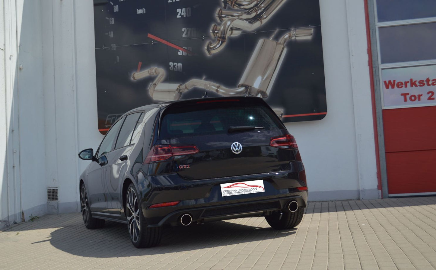 76mm Duplex-Anlage VW Golf VII GTI / Performance