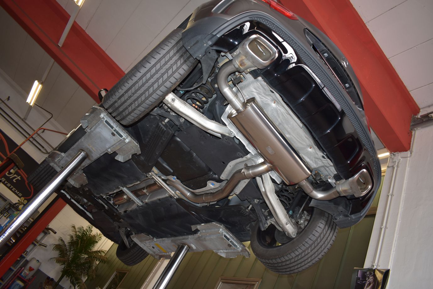 76mm Duplex-Anlage Edelstahl