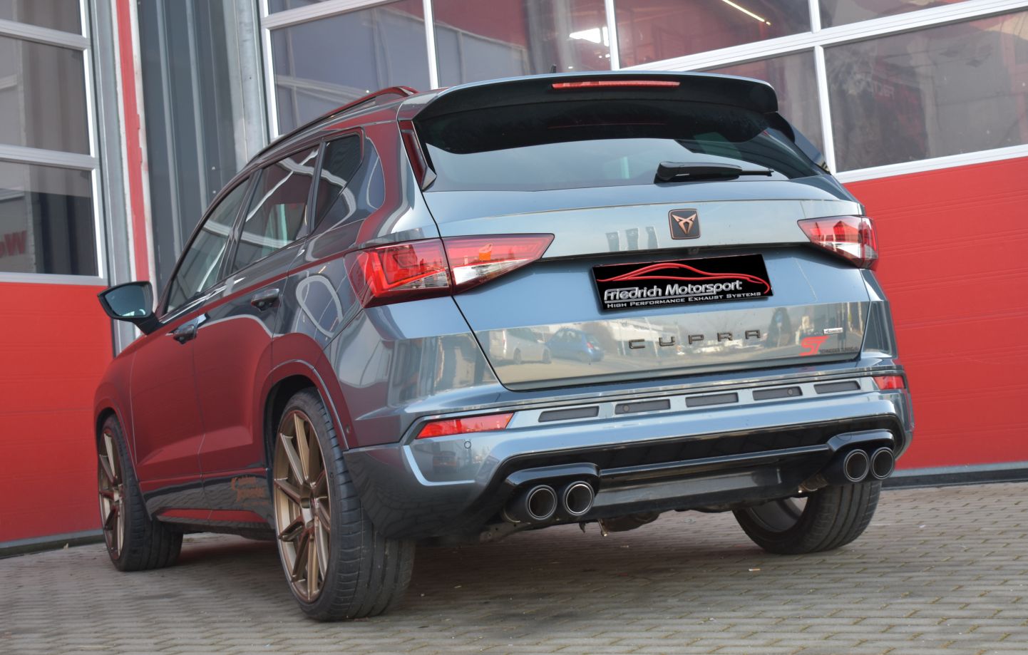 76mm Duplex-Anlage mit originaler Klappensteuerung Seat Cupra Ateca