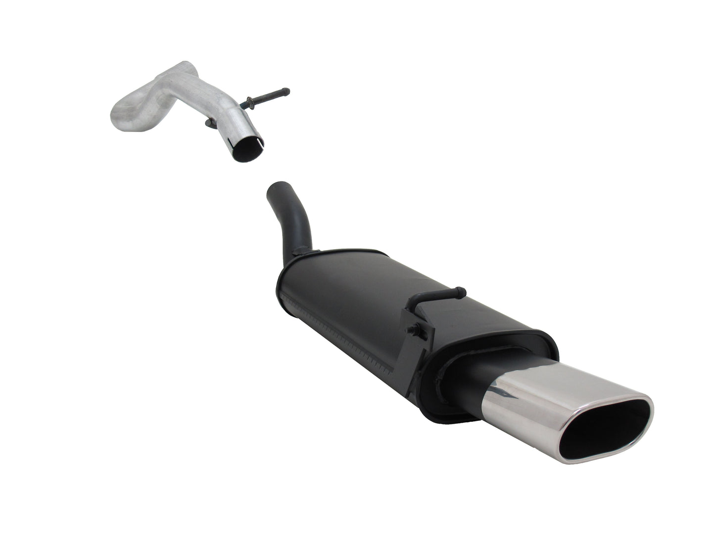 Novus Sportauspuff für Audi A3 / Seat Leon / VW Golf 4 / VW New Beetle 135x75mm