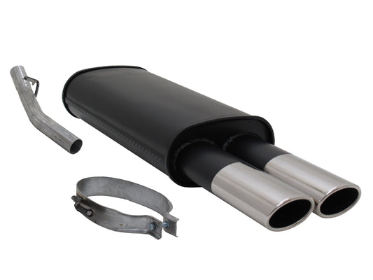 Novus Sportauspuff für Opel Vectra A 2x85/58mm AM-Design