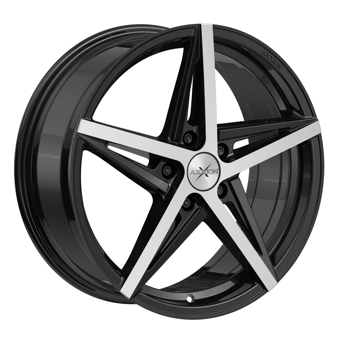 AXXION Felge AX10 Schwarz Hochglanzpoliert