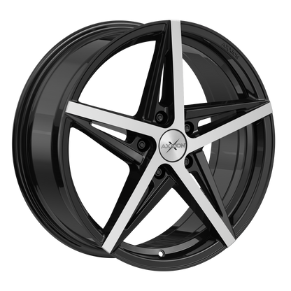 AXXION Felge AX10 Schwarz Hochglanzpoliert