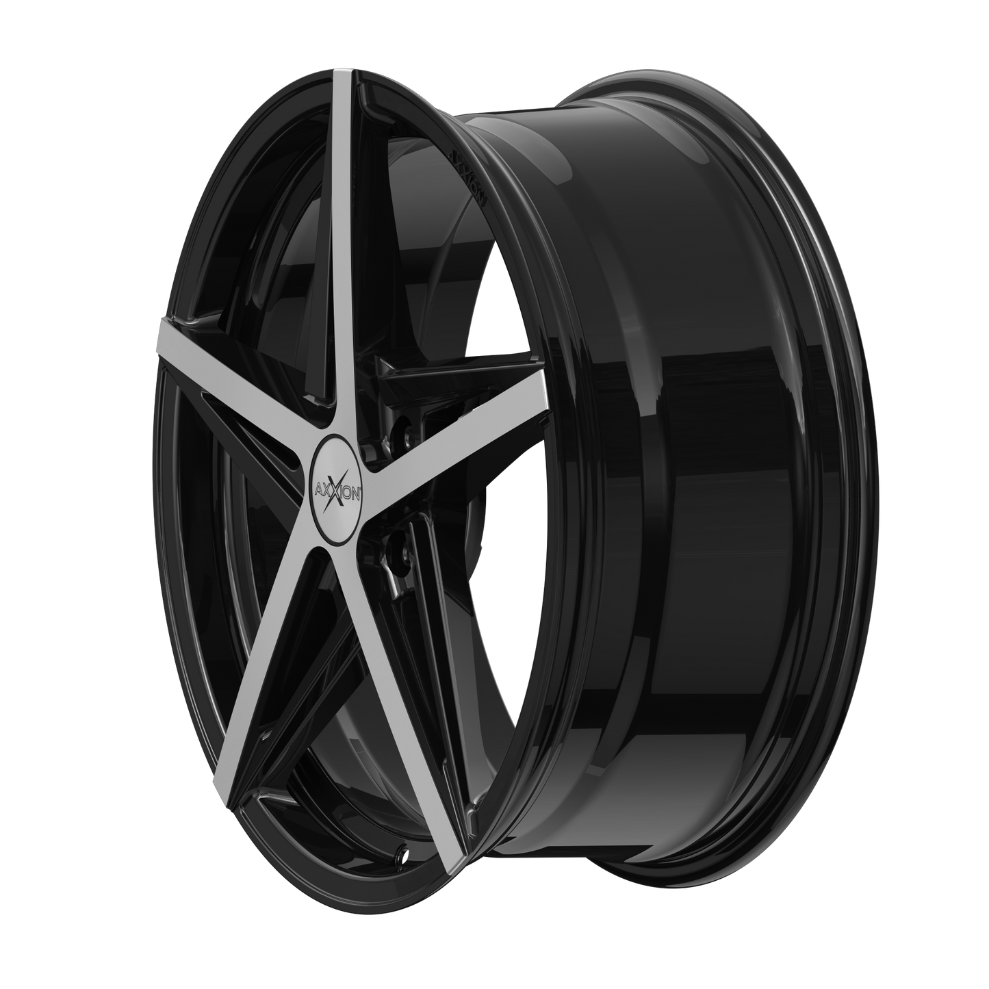 AXXION Felge AX10 Schwarz Hochglanzpoliert