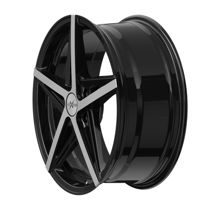 AXXION Felge AX10 Schwarz Hochglanzpoliert