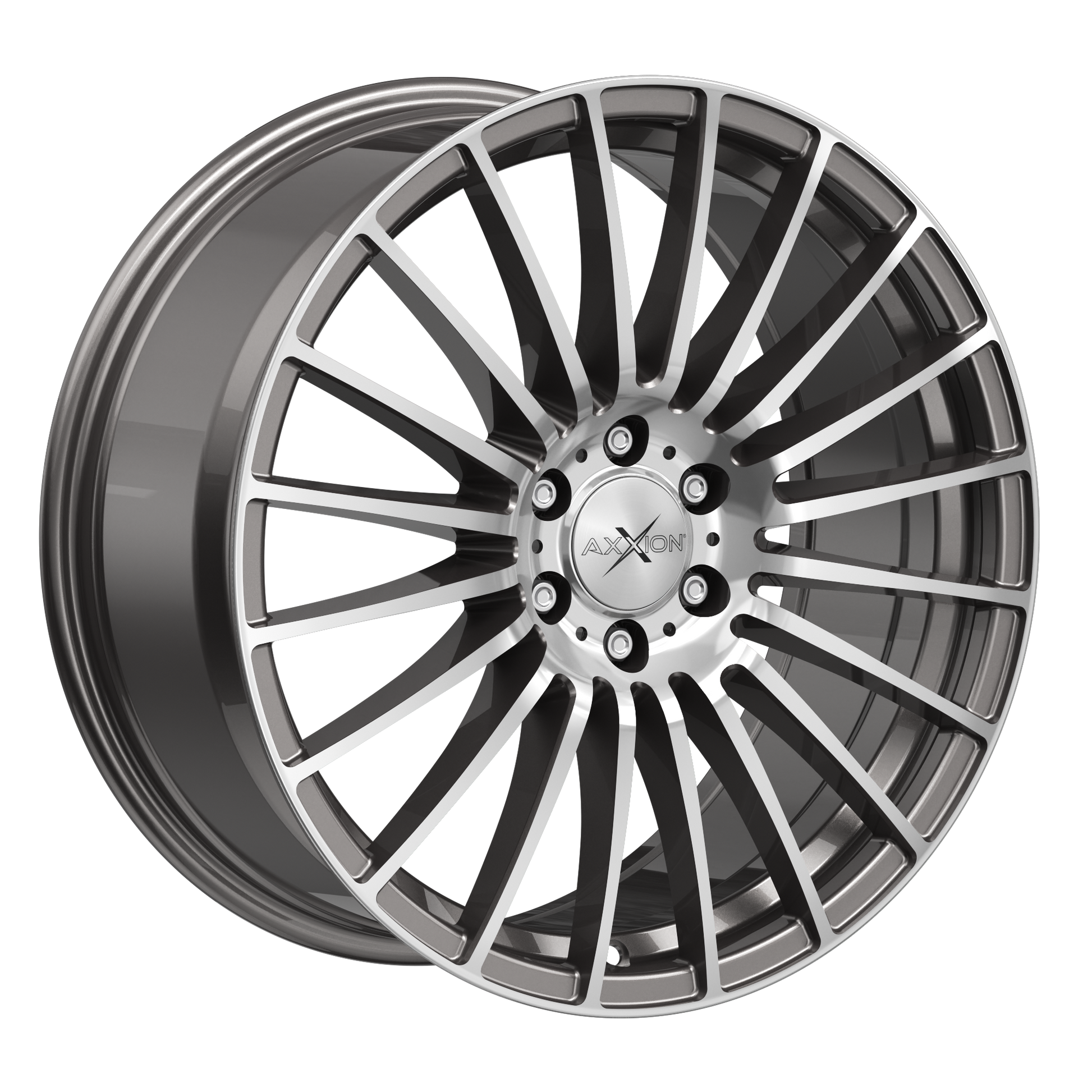 AXXION Felge AX5 Daytona Grau Hochglanzpoliert